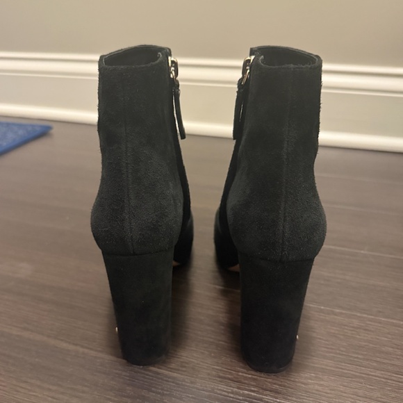 Kate Spade Barrett Platform Suede Boots in Black - Picture 4 of 5